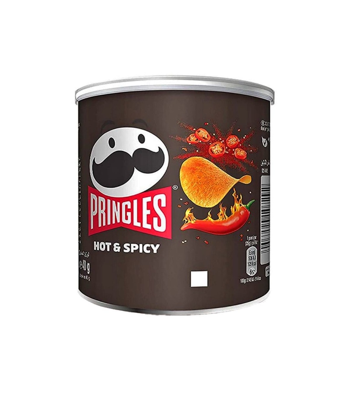 PRINGLES HOT&SPICY 40GR (12BUC/BAX) 5053990107292