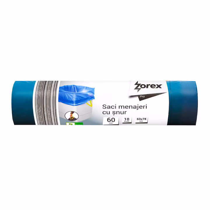 ZOREX Pro Saci mov snur 60L 10/rola 6422465014745