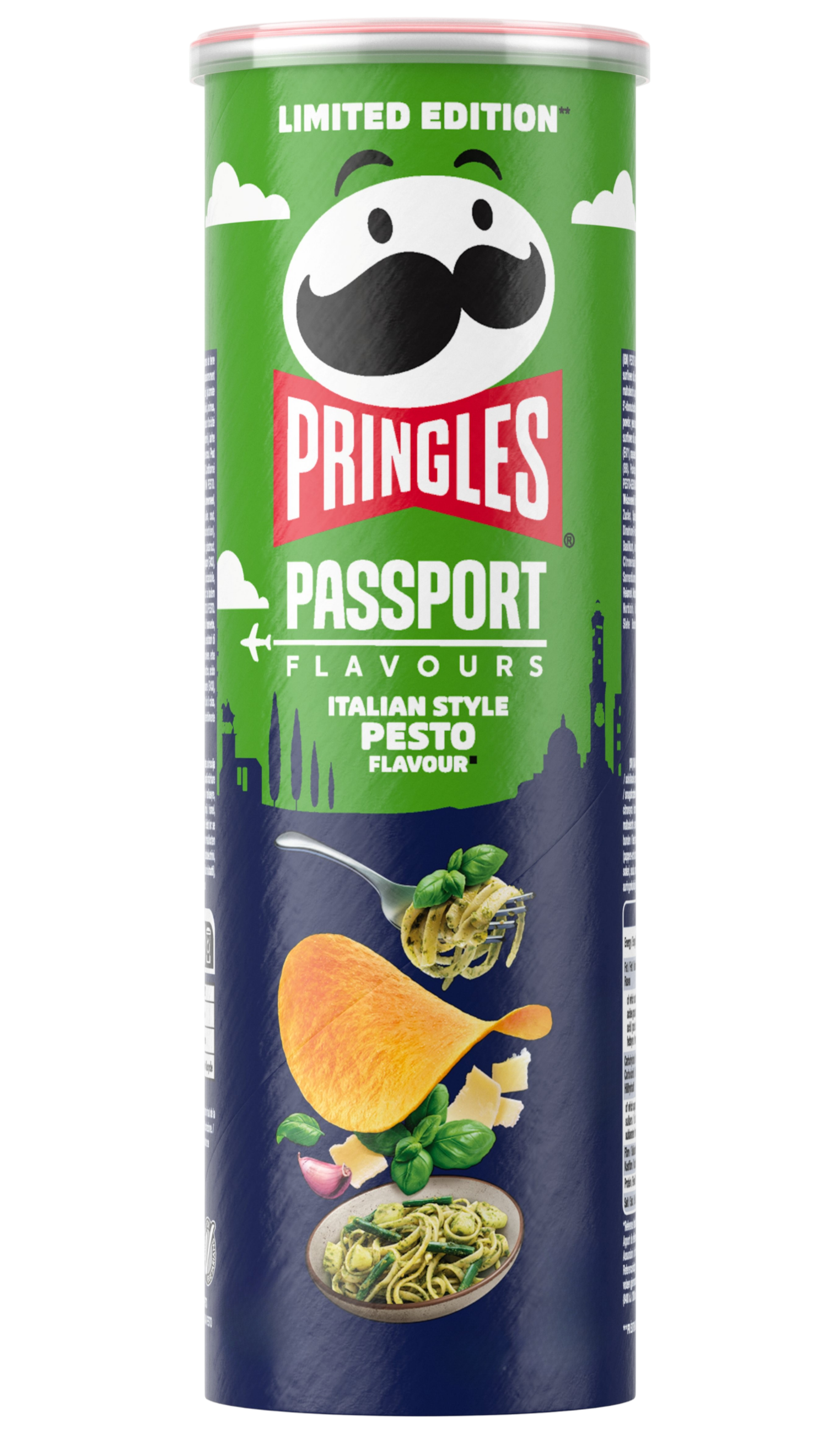 PRINGLES ITALIAN STYLE PESTO 165GR (19BUC/BAX) 5053990195053