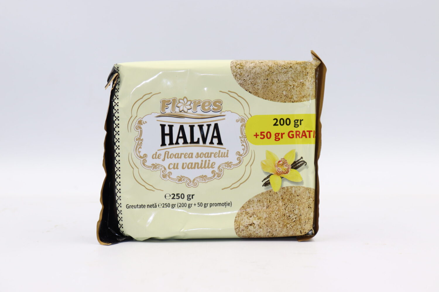 HALVA FLORES VANILIE 250GR (15BUC/CUT) 4820235140212