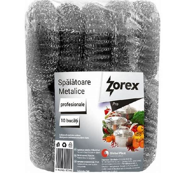 ZOREX Spalatoare profesionale metal 10/set 6422465002445