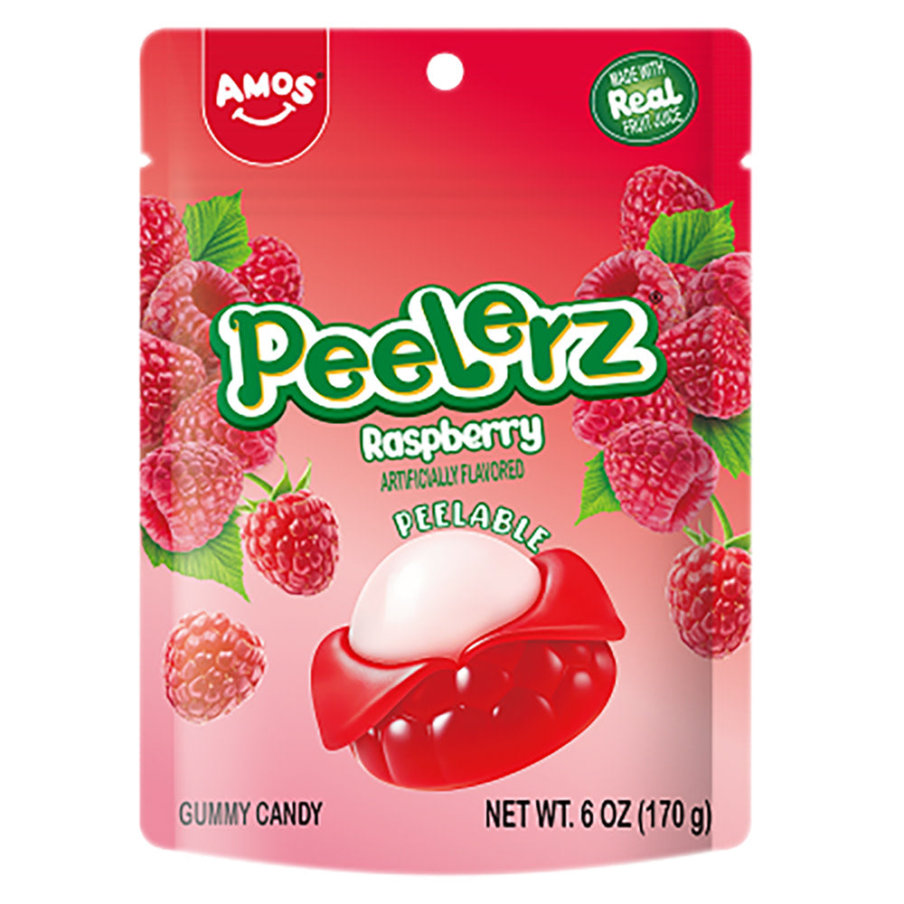 CANDY PEELERZ GUMMY ZMEURA 65GR (24BUC/BAX) 6936756287362