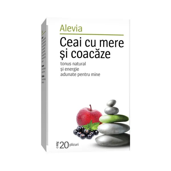 ALEVIA CEAI CU MERE & COACAZE 30GR (20 PLICURI / CUT) 6423602008092