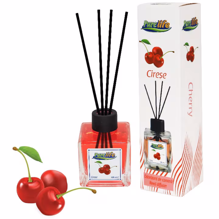 PURELIFE ODORIZANT DE CAMERA CU BETISOARE ,TOKYO - AROMA FLORI DE CIRES 120ML 739113471673