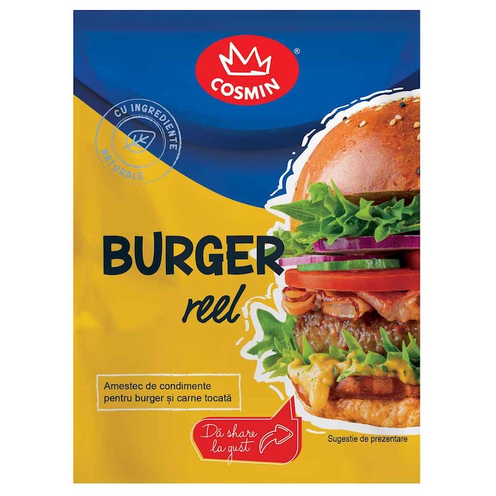 COSMIN COND PT.BURGER 25G (35BUC/CUT) 5941390052420