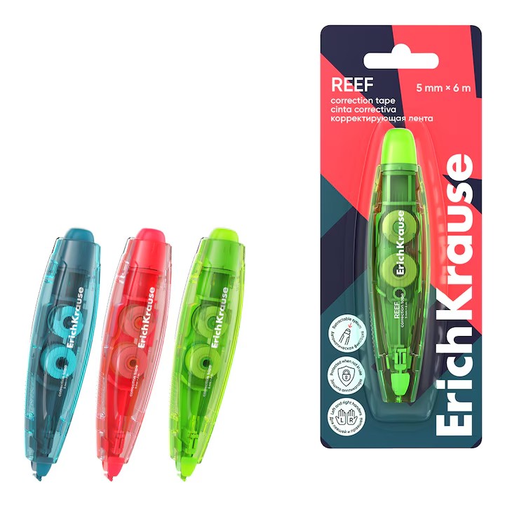BANDA CORECTOARE ERICHKRAUSE SPIN REEF RETRACTABIL 5MMX6M 4041485631712