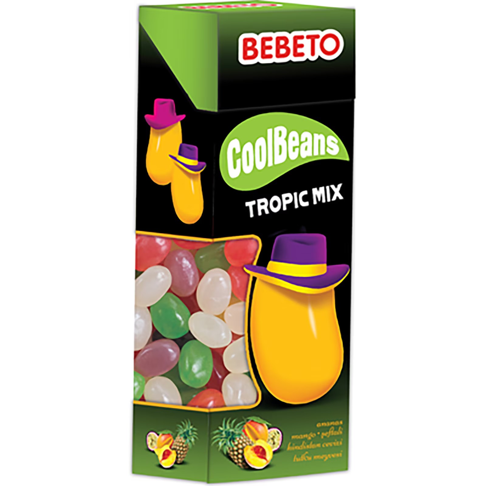 BEBETO BEANS BERRY TROPIC MIX 30GR (12BUC/CUT) 8690146128168