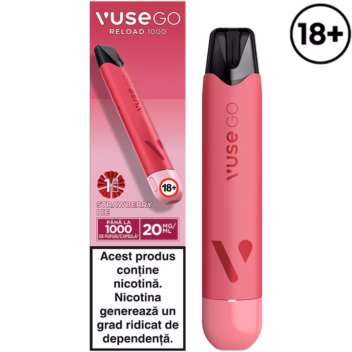 VUSE GO Reload 1000 PEN Strawberry Ice 20 mg/ml 59499336