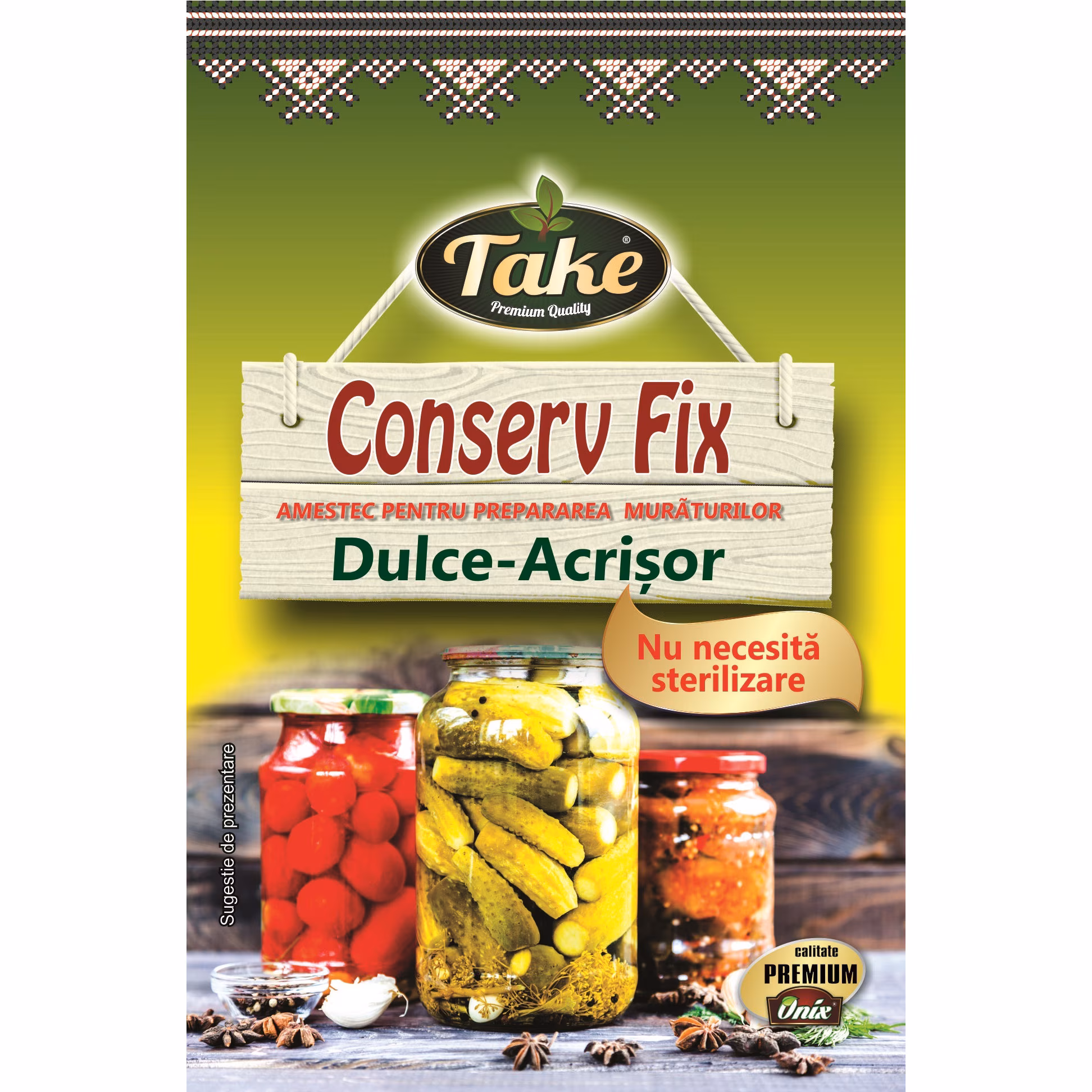 TAKE CONSERVFIX DULCE ACRISOR 100GR (16BUC/CUT) 5941282006937