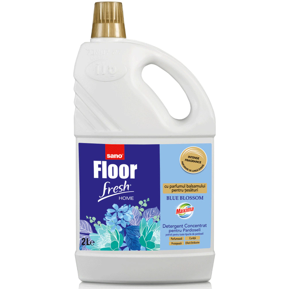 SANO FLOOR FRESH HOME BLUE BLOSSOM 2L (detergent pardoseli) 7290108352450