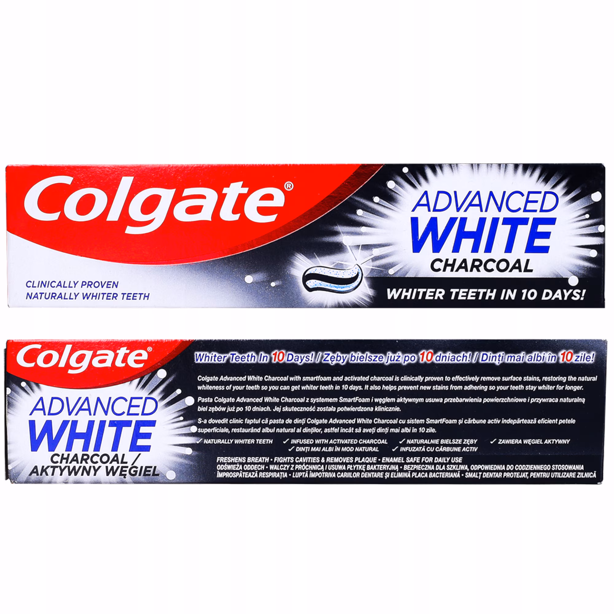 COLGATE ADVANCED WHITE CHARCOAL 100ML(12BUC/BAX) 8718951278851