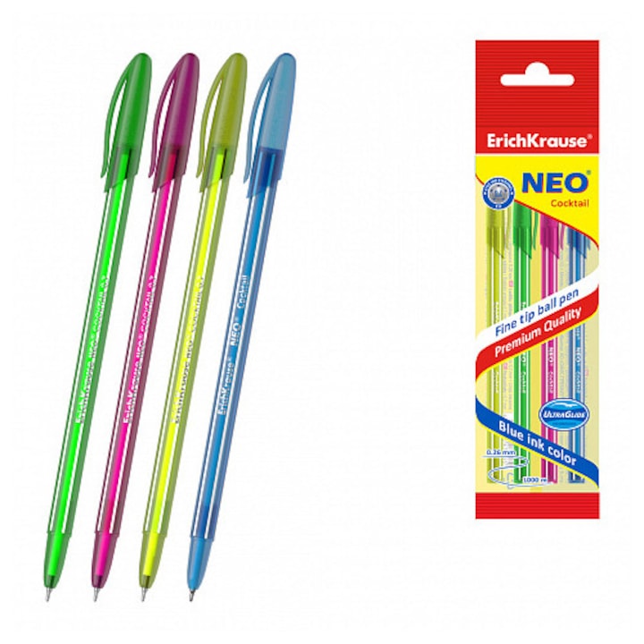 SET 4 PIXURI ERICHKRAUSE NEO STICK COCKTAIL PASTEL (4BUC/SET) 4041485545262