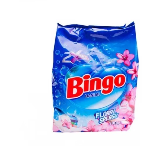 BINGO DETERGENT MANUAL FLORAL 500GR (24BUC/BAX) 8690536922833