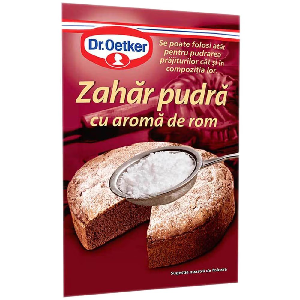 DR.OETKER ZAHAR PUDRA CU AROMA DE ROM 50GR (20BUC/CUT) 5941132019346