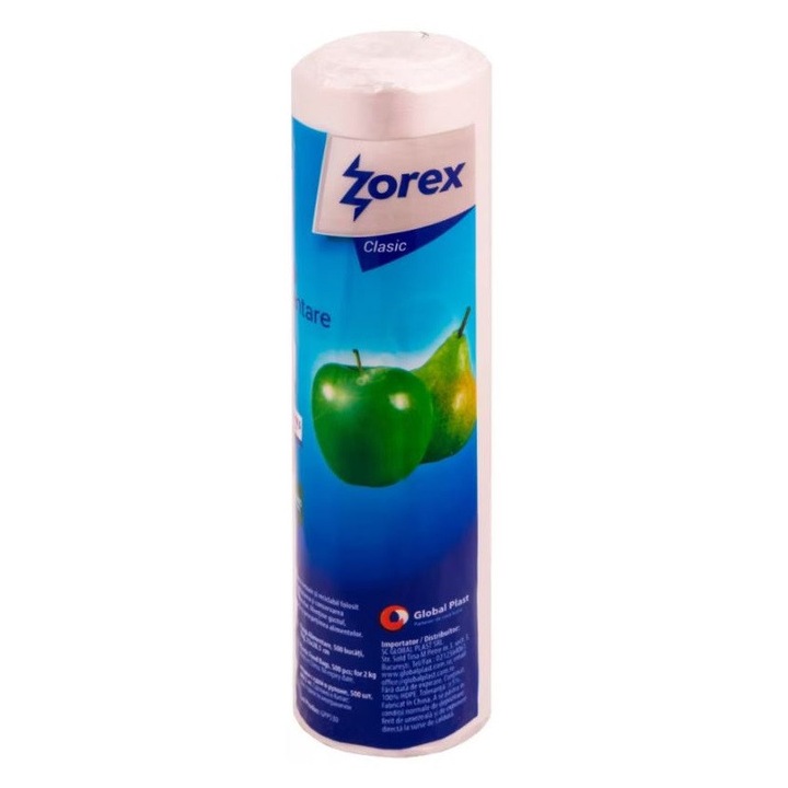 ZOREX  PUNGI ALIMENTARE 2KG (400BUC/ROLA) 6422465004548