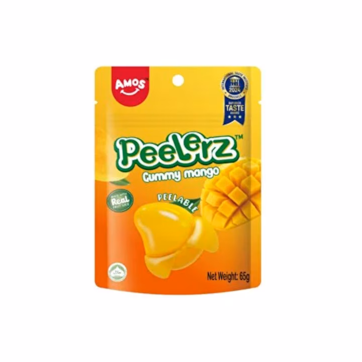 CANDY PEELERZ GUMMY MANGO 65GR (24BUC/BAX) 6936756284095
