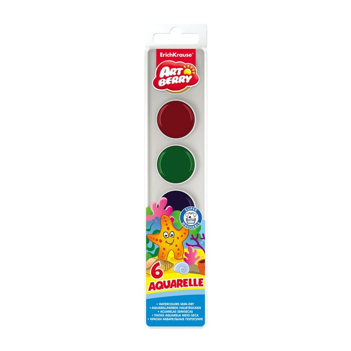 ACUARELA ERICHKRAUSE 6 CULORI 4630075900095