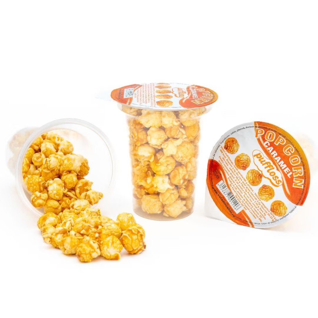 POPCORN CARAMEL PAHAR 50GR (12BUC/SET) 6426827001206