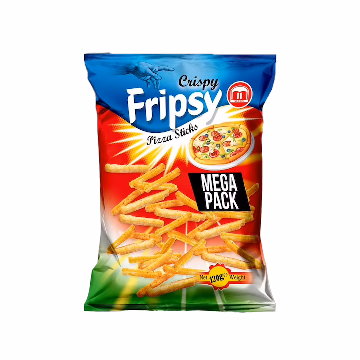 FRISPY MEGA CU PIZZA 120GR 5310264000988