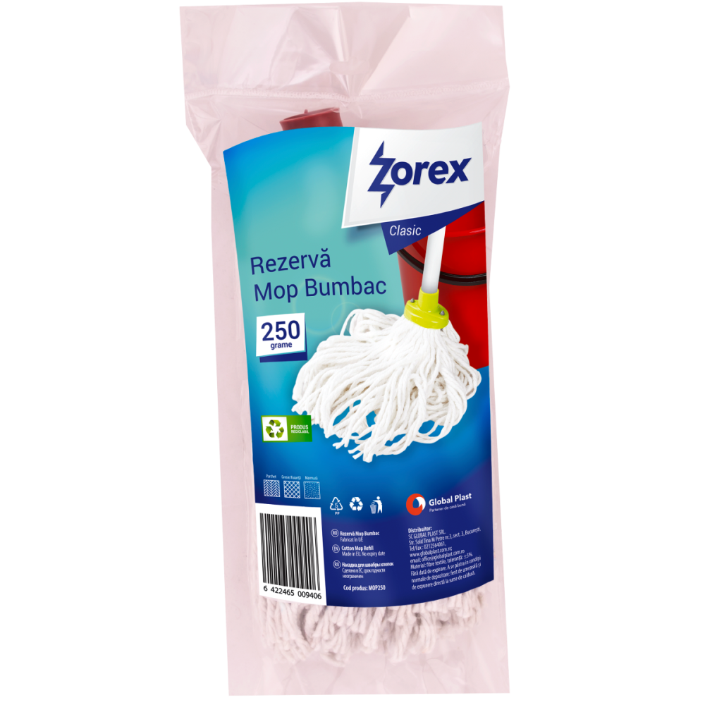 ZOREX Classic Rezerva mop bumbac 250g 6422465009406