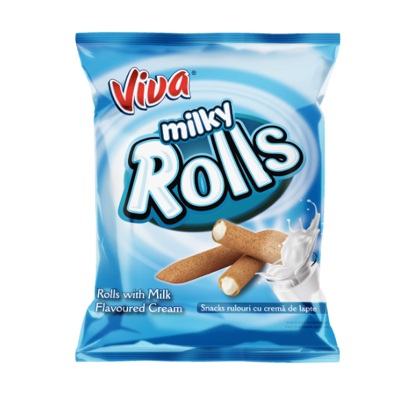VIVA SNK.MILKY ROLLS RS 100G 5941311025175