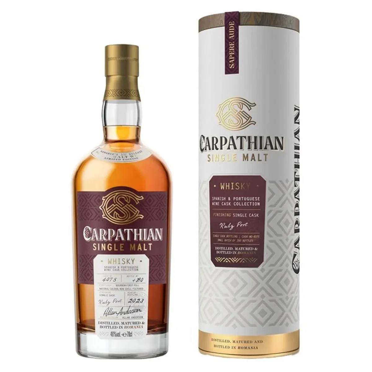 CARPATHIAN SINGLE MALT RUBY PORT 0.7L 46% AI 5942122013771