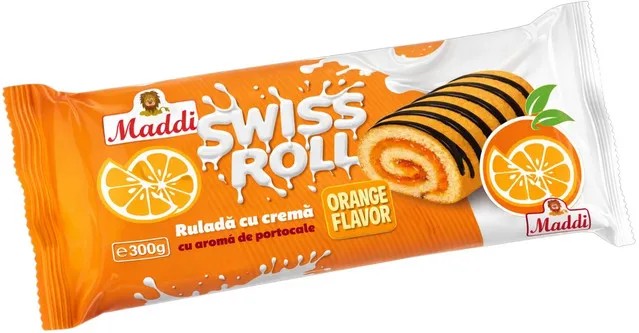 MADDI RULADA PORTOCALE 300G  (10BUC/BAX) 6421000650066