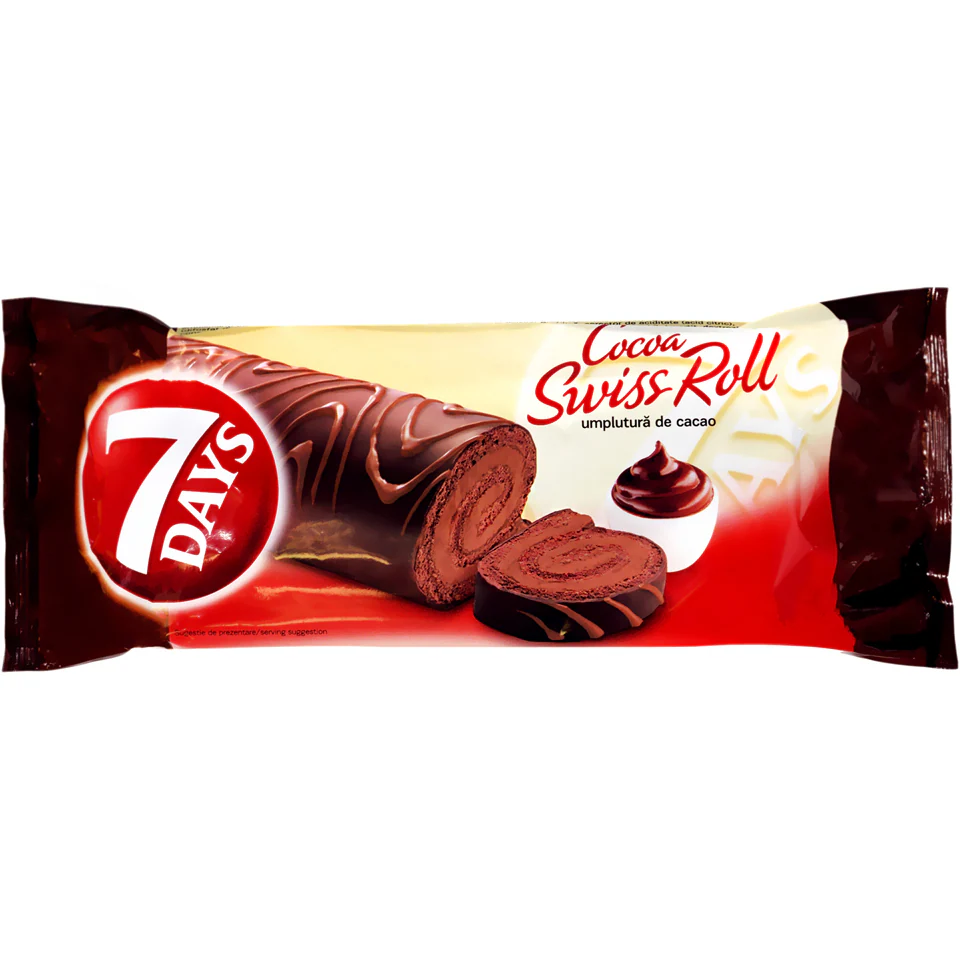 7DAYS SWISS ROLL GLAZURA COCOA 200GR/10BUC 7622202277047