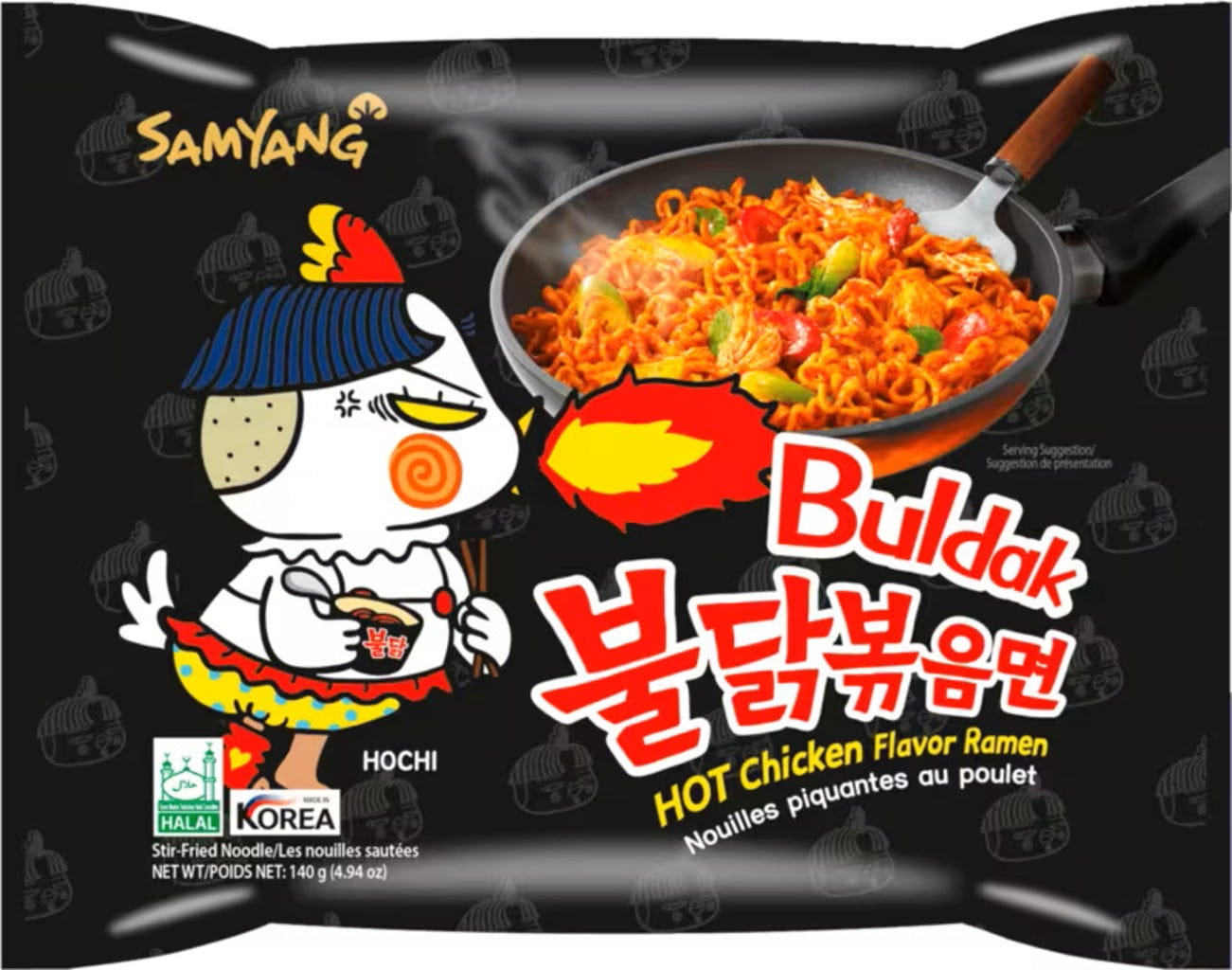 BULDAK HOT CHICKEN FLAVOR RAMEN 140GR (5BUC/SET) 8801073110502