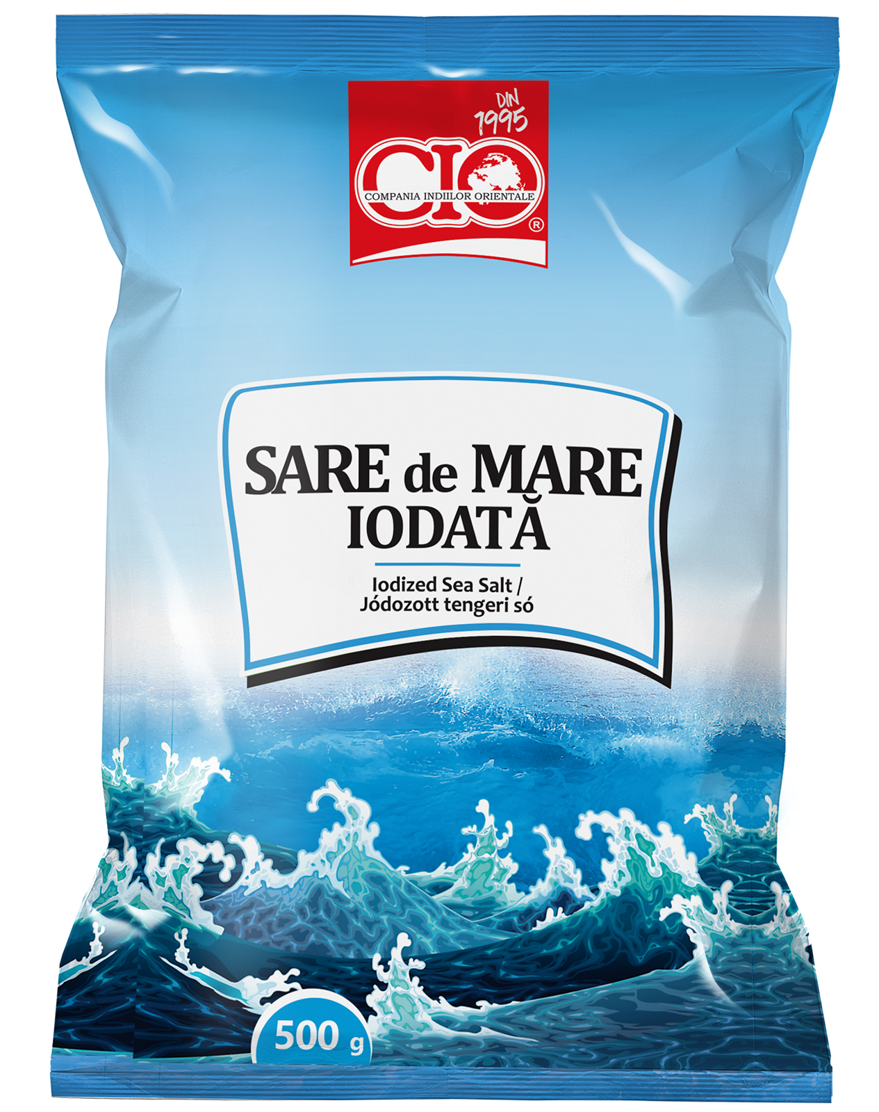 SARE DE MARE IODATA 500G PUNGA 5941337324504