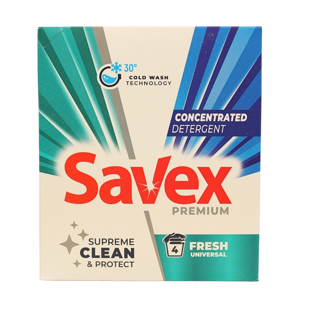 SAVEX DETERGENT PUDRA AUTOMAT 320G FRESH 4SP 3800024049767