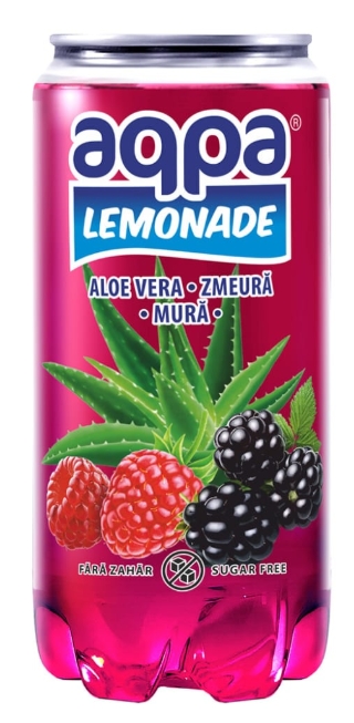 AQPA LIM ALOE&ZMEURA&MURE  330ML(12BUC) 6427988012025
