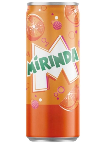 MIRINDA ORANGE CAN 330ML 6X DRS NEW 5942204006721