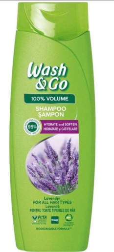 WASH&GO SAMPON LAVANDA 360ML (6BUC/BAX) 8008970056814