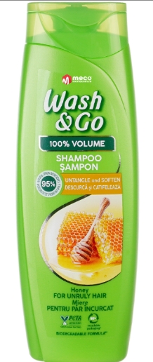 WASH&GO SAMPON HONEY 360ML (6BUC/BAX) 8008970056791