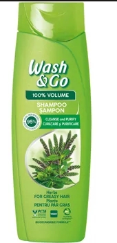 WASH&GO SAMPON HERBS 360ML (6BUC/BAX) 8008970056784