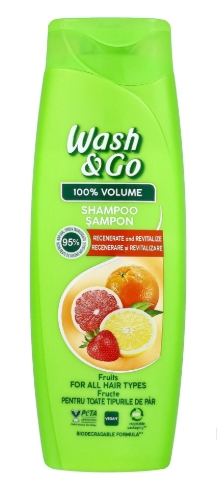 WASH&GO SAMPON FRUITS PT.TOATE TIPURILE DE PAR 360ML (6BUC/BAX) 8008970056777
