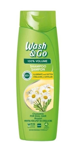 WASH&GO SAMPON CHAMOMILE 360ML (6BUC/BAX) 8008970056760