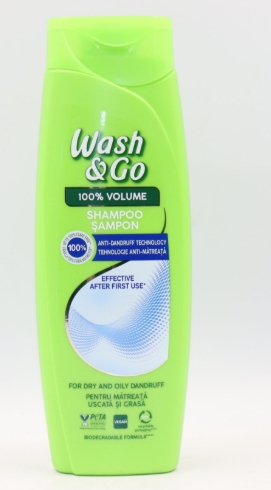 WASH&GO SAMPON ANTI-DANDRUFF 360ML (6BUC/BAX) 8008970056753