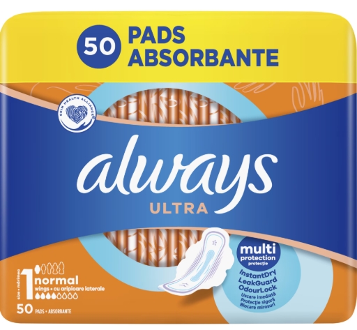 ALWAYS ULTRA ABSORBANTE NORMAL (10BUC/SET) 5997253515991