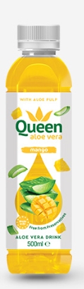 QUEEN ALOE VERA MANGO 0.5L SGR (12BUC/BAX) 5942328300606