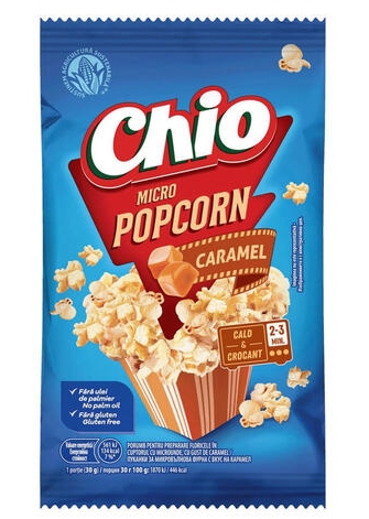 POPCORN MICROUNDE CARAMEL 90GR (36BUC/BAX) 5941445664226