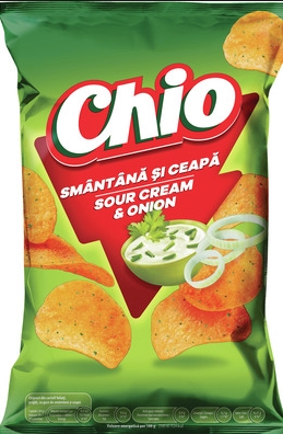 CHIO CHIPS SMANTANA&CEAPA 125GR (10BUC/BAX) 5941445677653