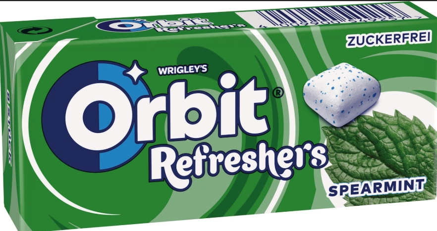ORBIT REFRESHER SPEARMINT 9G (12BUC/PAC) 4009900549264