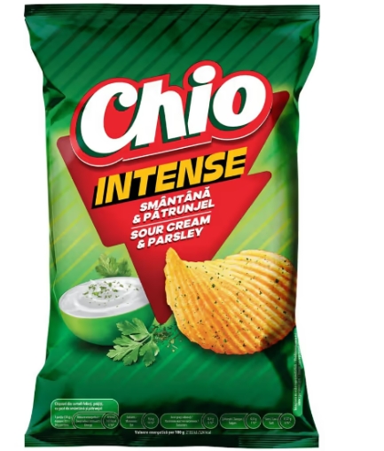 CHIO CHIPS INTENSE SMANTANA&PATRUNJEL 120GR (10BUC/BAX) 5941445677462