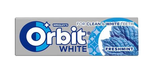 ORBIT WHITE FRESH MINT (30BUC/PAC) 4009900367356