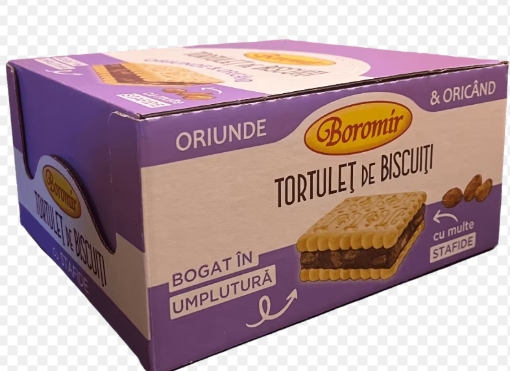 BOROMIR TORTULET DE BISCUITI 50GR (44BUC/CUT) 5941300007434