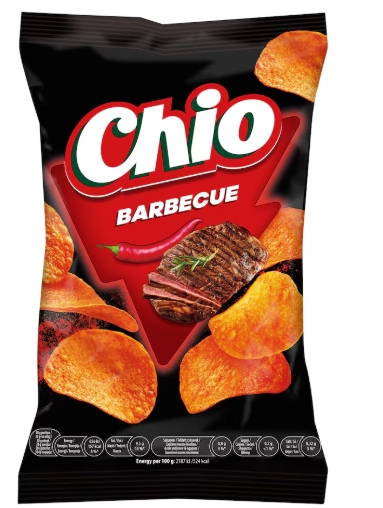 CHIO CHIPS BARBEQUE 125GR (10BUC/BAX) 5941445677615