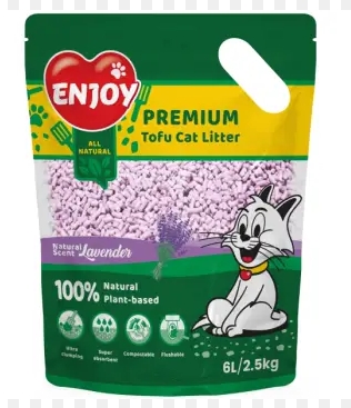 ENJOY TOFU  CAT LAVANDER 6L/2.5KG 5949005028389