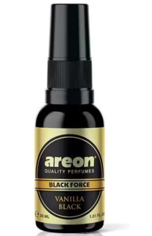 AREON SPRAY BLACK FORCE VANILLA BLACK 30ML 3800034981514